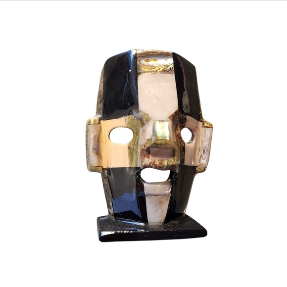 Other - Abstract Multicolor Ceramic Mask Sculpture